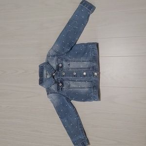 #95. OshKosh B'gosh heart denim jacket size 5